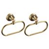 Tubayia 2-Pack Vintage Wall-Mounted Towel Rings view 4