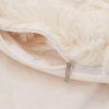 Michorinee Plush Bedding Set 135 x 200 cm, Winter Duvet Cover, Cream White view 4