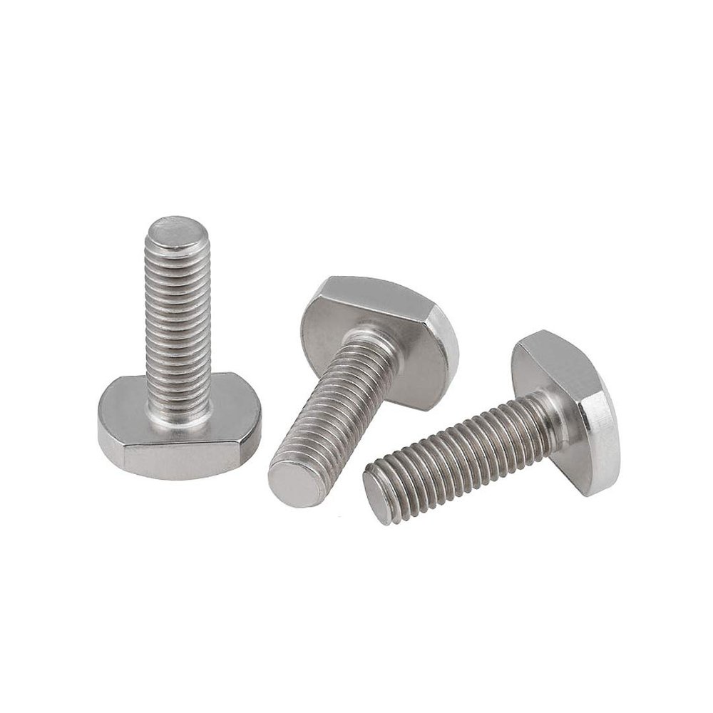 BOZONLI Stainless Steel T-Slot Hammer-Head Bolts, M10 × 35 mm, 2-Pack