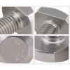 BOZONLI Stainless Steel T-Slot Hammer-Head Bolts, M10 × 35 mm, 2-Pack view 2