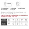 BOZONLI Stainless Steel T-Slot Hammer-Head Bolts, M10 × 35 mm, 2-Pack view 3