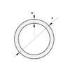 Aluminum Round Tube, 15–50 mm Diameter, 200 cm Length (50 × 5 mm) view 3