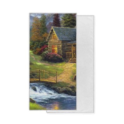 MONTOJ Washcloth Kitchen Towels Hand Towels Village of Dorset Deers Love