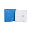SONOFF T2EU2C-RF 2-Gang Wireless RF Wall Switch, 433 MHz, Two-Way Control, No Wiring Required view 1