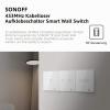 SONOFF T2EU2C-RF 2-Gang Wireless RF Wall Switch, 433 MHz, Two-Way Control, No Wiring Required view 2