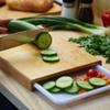 Solid Bamboo Cutting Board, 18 mm, 38 x 26 x 4.6 cm, Napa with Collection Tray view 3