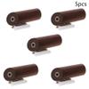 MroMax Handmade Black Walnut Wall-Mounted Coat Hooks, 5-Pack view 4