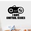 52 cm x 38 cm Gamer Decal “I Have Control Questions” for Gaming Teens view 1