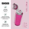 SIGG Tritan ONE Total Color Berry Water Bottle, Pink, 1 L view 2