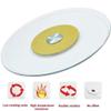MANG Tempered Glass Lazy Susan Turntable, Round Serving Tray for Kitchen Dining Tables, 360° Rotating, Shatter-Resistant, 24–47 in. view 2