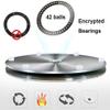 MANG Tempered Glass Lazy Susan Turntable, Round Serving Tray for Kitchen Dining Tables, 360° Rotating, Shatter-Resistant, 24–47 in. view 3