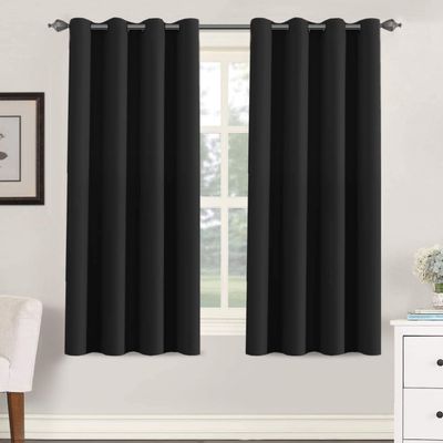 Muutos Thermal Blackout Curtain, Cold Protection, H 230 x W 160 cm, Black