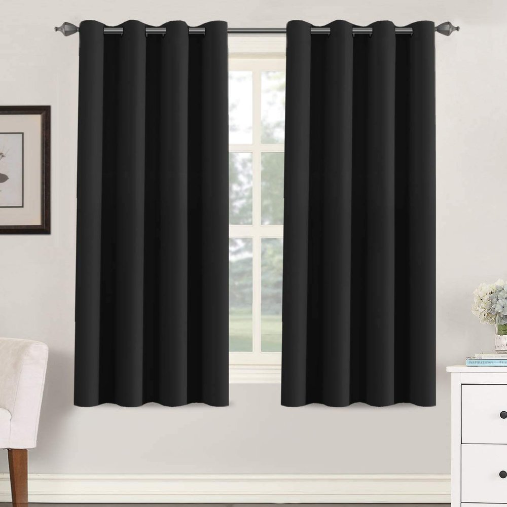 Muutos Thermal Blackout Curtain, Cold Protection, H 230 x W 160 cm, Black