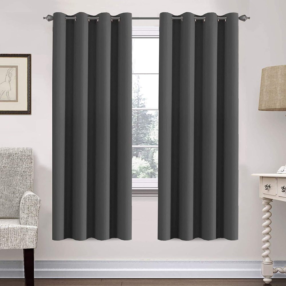 Muutos Blackout Curtain, 265 x 100 cm, Dark Gray