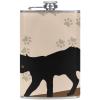 Leather Hip Flask with Funnel for Camping, Fishing, Barbecues and Parties view 1