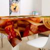 Morbuy Washable Polyester Tablecloth, Spaghetti Pattern, 55 x 63 in view 3
