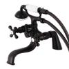 Kingston Brass KS227ORB Kingston Clawfoot Tub Faucet, 9 x 9.06 x 8.81 in., Oil-Rubbed Bronze view 1