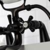 Kingston Brass KS227ORB Kingston Clawfoot Tub Faucet, 9 x 9.06 x 8.81 in., Oil-Rubbed Bronze view 2