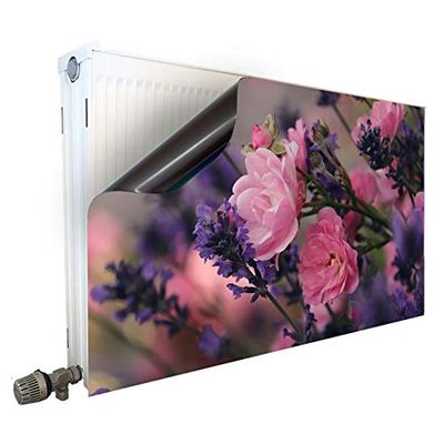 Smagnon Magnetic Radiator Cover, Lavender Motif, 30 x 100 cm