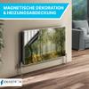 Smagnon Magnetic Radiator Cover, Lavender Motif, 30 x 100 cm view 2