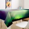 Morbuy Aurora 10 Washable Printed Tablecloth, Waterproof Polyester, 140 x 140 cm view 2