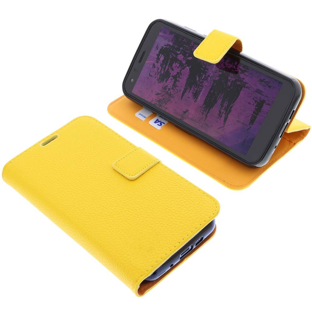 foto-kontor Book-Style Case for CAT S62 PRO, Yellow