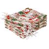 SAKETOS Christmas Organza Gift Bags, 10-Pack, Santa, 18 x 24 cm view 4