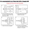 Yibaijia 100-Piece Drywall Anchor Set (50 Anchors, 50 Screws) view 3