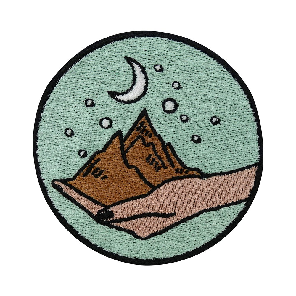 Finally Home The World in Our Hands at Night Iron-On Patch