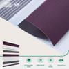 Allesin Dual-Layer Roller Blind, No-Drill or Drill Mount, 85 x 130 cm, White/Purple/Anthracite view 2
