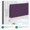 Allesin Dual-Layer Roller Blind, No-Drill or Drill Mount, 85 x 130 cm, White/Purple/Anthracite view 3