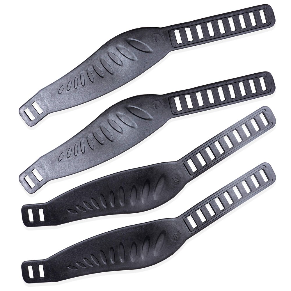 Katai 2-Pair Universal Replacement Pedal Straps for Exercise Bikes