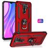 BestST Heavy-Duty Protective Case for Xiaomi Redmi 9 with Ring Holder and Screen Protector view 3
