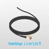 Vecys 2.4G/5G/5.8G Wi-Fi MIMO Omnidirectional Antenna, 6 dBi, Magnetic Base, RP-SMA, 1.2 m view 3