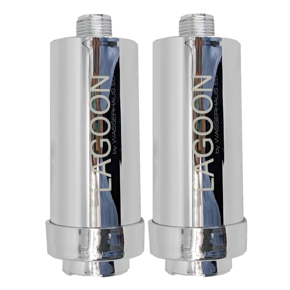 Wasserhaus Shower Filter for Improved Shower Water, Drinking Water Filter, 2-Pack