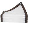 QIAOH Waterproof Transparent Tarpaulin 3 x 7 m with Eyelets view 1