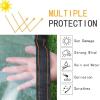 QIAOH Waterproof Transparent Tarpaulin 3 x 7 m with Eyelets view 2