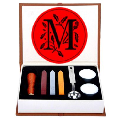 Letter M Wax Seal Stamp Set