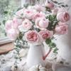 Pre-Printed Rose Cross-Stitch Kit, 40 x 50 cm, 11CT view 1