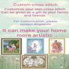 Pre-Printed Rose Cross-Stitch Kit, 40 x 50 cm, 11CT view 2