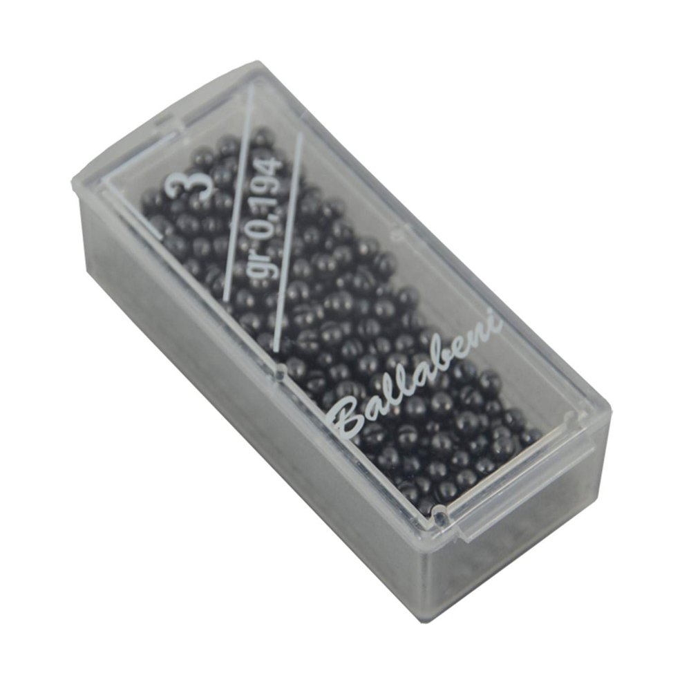 Box Displays Split Shot Fishing Weight (BB3) 80 g Black Round