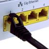 kenable Flat CAT7 FTP Shielded Ethernet Cable, 0.3 m, Black view 2