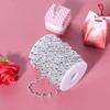 Christmas Tree Pearl Garland, 65.6 ft, Silver view 2