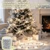 Christmas Tree Pearl Garland, 65.6 ft, Silver view 3