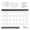 OPIOL QUALITY DIN 444 Form B Eye Bolts M10 x 80 mm, A2/V2A Stainless Steel, 20-Pack view 3
