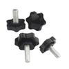 BOZONLI Plastic Star-Head Wing Screws, M5 x 50 mm, 10-Pack view 1