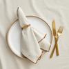 BITZ Black/Brown Napkin Rings, Set of 4 view 2