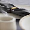 BITZ Black/Brown Napkin Rings, Set of 4 view 4