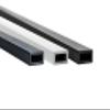Powder-Coated Aluminum Rectangular Tube 50 x 40 x 4 mm x 1500 mm, Black RAL 9005 view 2