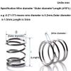 Temhyu Shuxiang Spring, 10-Pack 304 Stainless Steel Compression Springs, Y-Type, 0.5 mm Wire, 6 mm OD, 5–50 mm Length (Selected: 0.5 × 6 × 30 mm) view 3